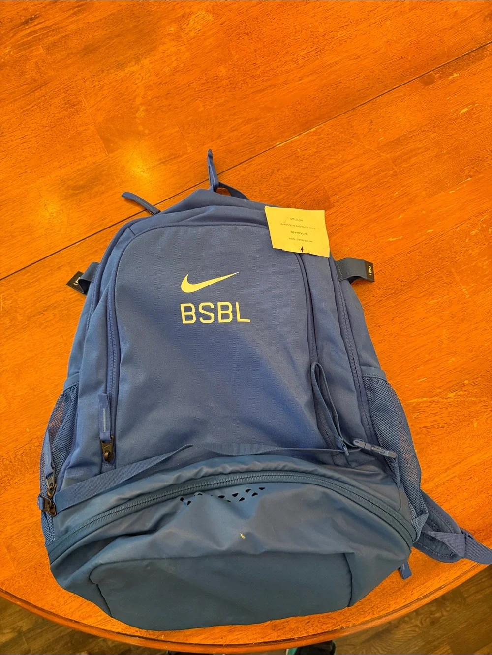 Nike Blue BSBL Men's Backpack with White Logo